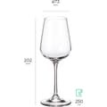 Miniatyrbild 2 av 4: Siguro Set med glas för vitt vin Locus, 250 ml, 6 st