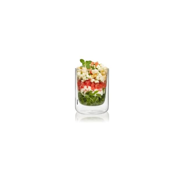 Dubbelväggiga isoleringsbehållare - GEFU - MIRA - 235 ml - Transparent - Diskmaskinskompatibel