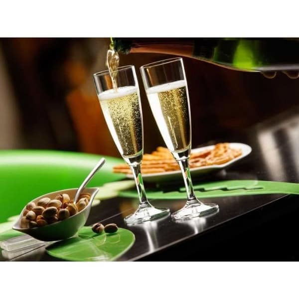 Coffret med 12 Prosecco champagneglas 15 cl