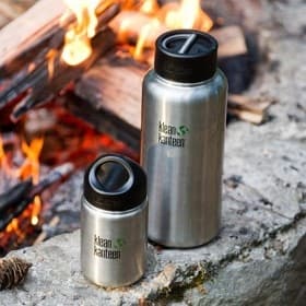 KLEAN KANTEEN STEINLESS FLIP D-RING, lock för Klean Kanteen Wide bottles