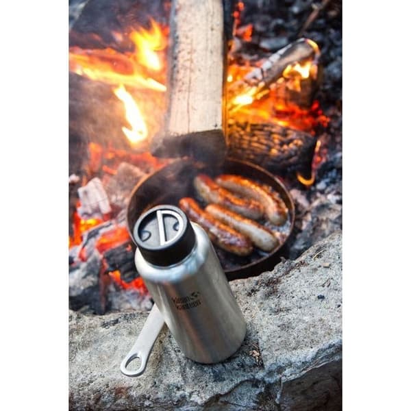 KLEAN KANTEEN STEINLESS FLIP D-RING, lock för Klean Kanteen Wide bottles