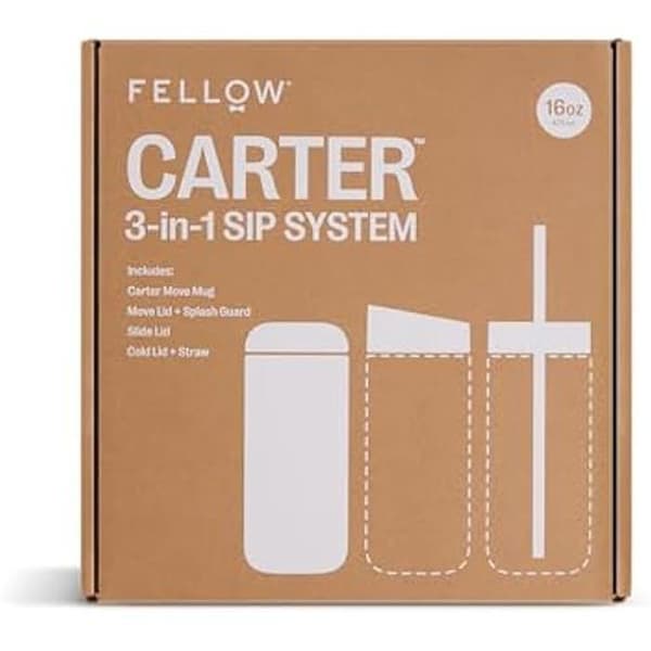 Isolerade muggar - FELLOW - Carter - Set om 3 - Matt vit - 473 ml