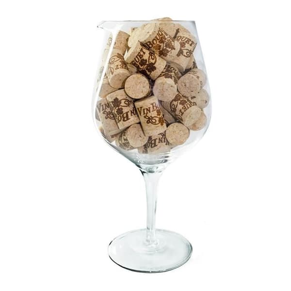 Vinkopp vin med vinkaraff med kristallkaraffer Bägare - VINGLAS - SMAKNINGSGLAS