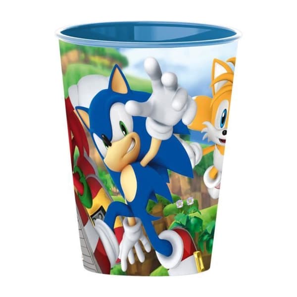 Tumbler - Sonic - 260 ml - Melamin - Blå - Barn
