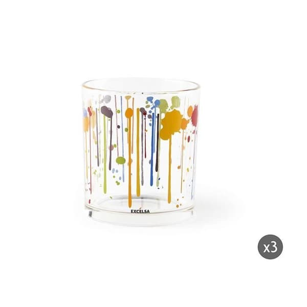 Excelsa Dripping Set med 3 vattenglas, glas - 63758