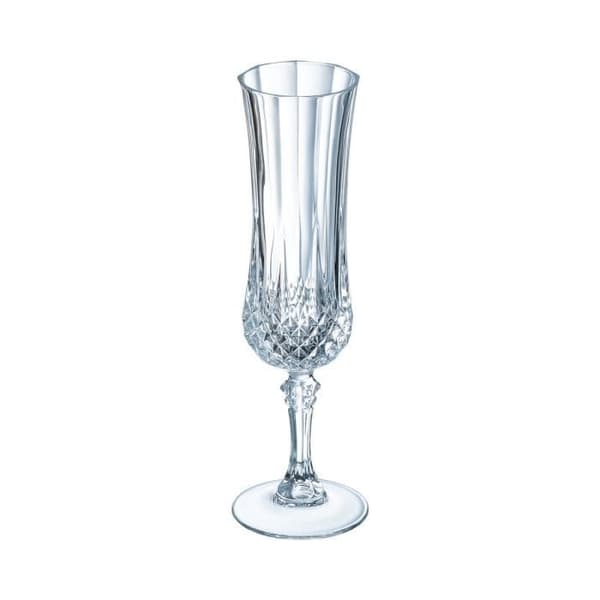 Champagneglas - Cristal d'Arques - Longchamp - 14 cl - 6 stycken - Kwarx transparent