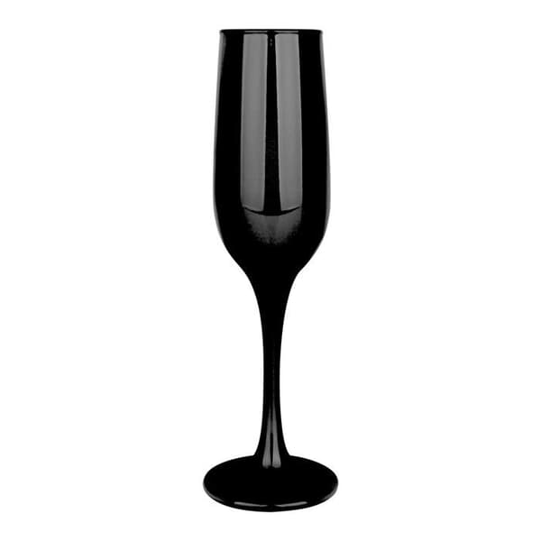 G glasmark krosno 1992 - a570562-0200-5185-25 - Glasmark Krosno Set med 6 champagneglas 0,2 l Svart 200 ml