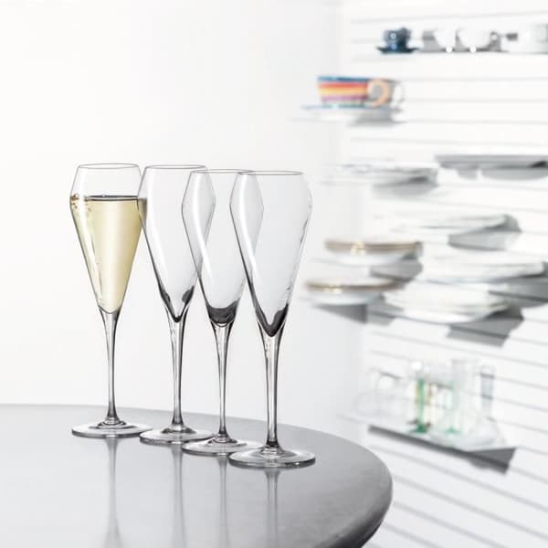 SPIEGELAU -amp Nachtmann Willsberger Jubileumsglasögon Coupes de champagnes 4 x 240 ml transparent - 1416175