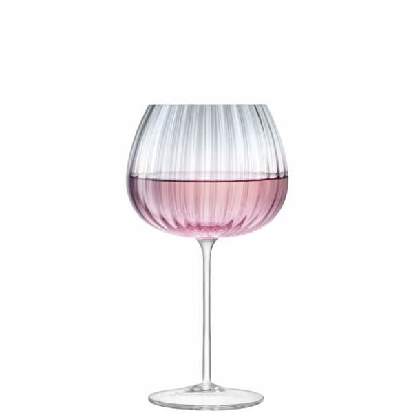 Vinglas - Lsa internationellt smakglas - G1443-23-152 - Twilight ballongtumlare, Glas, rosa/grå, 650 ml
