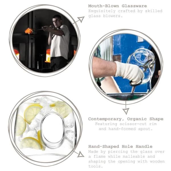 Glaskanna - LSA - 2.25L - Transparent - För Te, Kaffe, Saft - Handtvätt