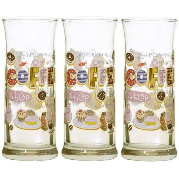 Verkyl för kalla drycker - Topkapi - 251.005 - 30 cl - 6 verkyl - 6 sugrör - 1 borste