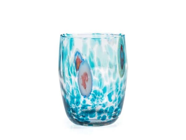 Vinglas - H-h smakglas - 3894900 - set 6 bicchieri veneziano i vetro decorato flerfärgad cl 38