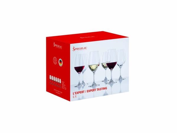 Spiegelau - 4630181 - - Nachtmann, Set med 6 provningsglas, vinglas, kristallglas, 260 ml, specialglas,