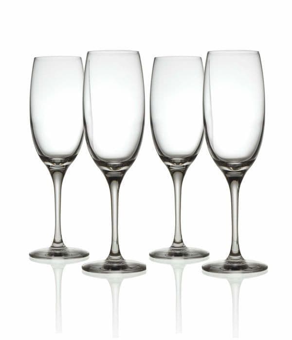 Alessi - SG119/9S4 - Mami XL Set 4 COPAS DE CHAPAGNE VIDRIO CRISTALINO