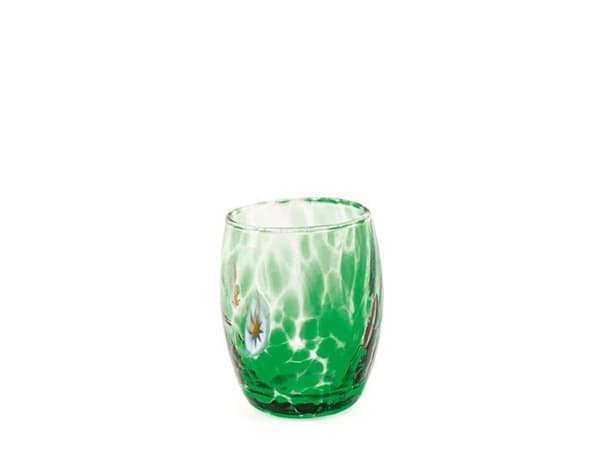 H-h - 3894905 - set 6 bicchieri veneziano i glas dekorerad flerfärgad cl 5