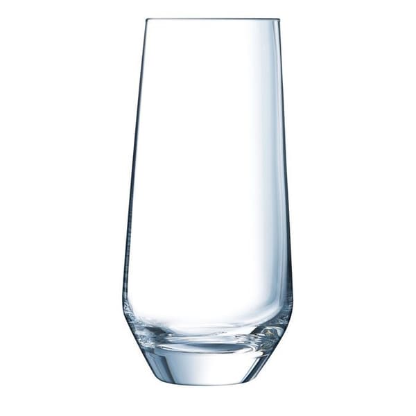 Vatten glas - Cristal d'Arques - Ultime 45cl - Transparent - Set av 6 - Fotad glas