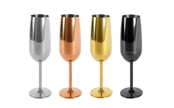 Champagneglas - champagne coupe - Echtwerk champagne flöjt - EW-CG-1735G