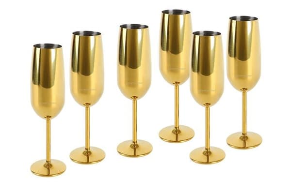 Champagneglas - champagne coupe - Echtwerk champagne flöjt - EW-CG-1735G