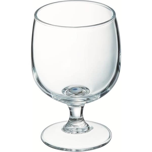 Glas på fot - ARCOROC - Kollektion Amélia - 6 stycken - Härdat glas - 25 cl - Stapelbara