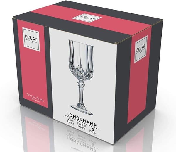 Vinglas - Eclat-provningsglas - L7550 - 14440 Box med 6 stamglas 25 cl-Longchamp, Transparent