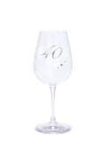 Miniatyrbild 1 av 2: Vinglas - Maturi smakglas - 470273 - Vinglas för 40-årsdagen med graverat hjärta och strass