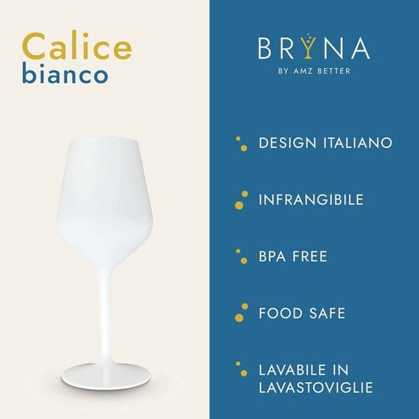 Vinglas - Amz bättre smakande glas - BRYNA.CALICE.BIANCO
