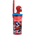 Miniatyrbild 2 av 2: Återanvändbar mugg - STOR - Spiderman Midnight Flyer - 430 ml - Utan BPA - 3D-figur