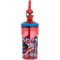 Miniatyrbild 1 av 2: Återanvändbar mugg - STOR - Spiderman Midnight Flyer - 430 ml - Utan BPA - 3D-figur