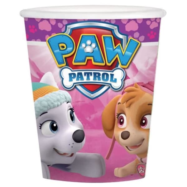 amscan- Paw Patrol Cups, 581665-66, Flerfärgad