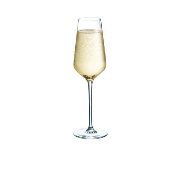 Champagneflöjter - CRISTAL D'ARQUES - Ultime - 21cl - Ultratransparent glas - Set med 6 delar