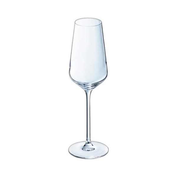 Champagneflöjter - CRISTAL D'ARQUES - Ultime - 21cl - Ultratransparent glas - Set med 6 delar