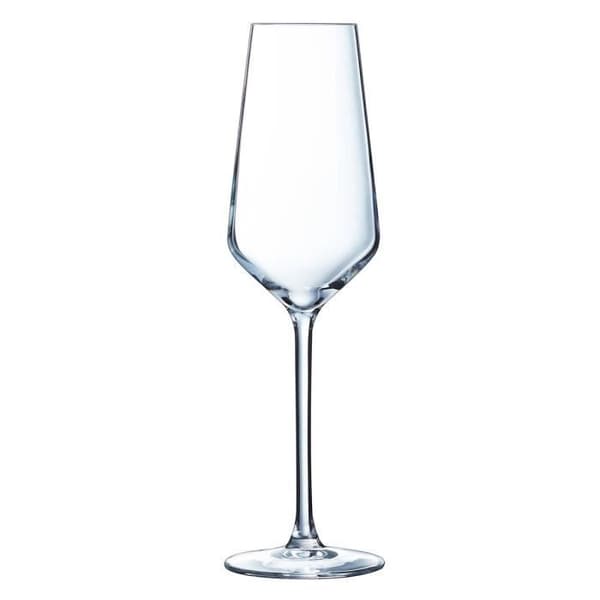 Champagneflöjter - CRISTAL D'ARQUES - Ultime - 21cl - Ultratransparent glas - Set med 6 delar