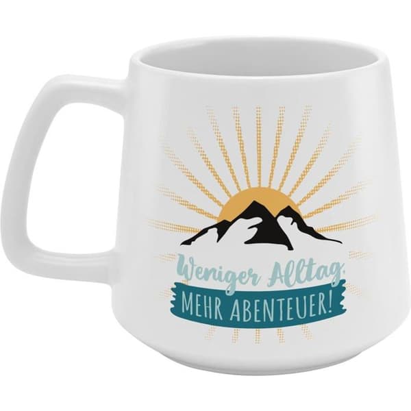 Gruss - co - 48451 - Äventyrskonisk mugg | Gres 43 cl Flerfärgad | Vänner present |