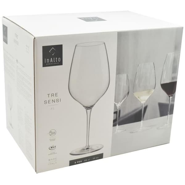 Bormioli Rocco - Extra stora vinglas - Presentförpackning med 6 glas - 650 ml (22,9 oz)