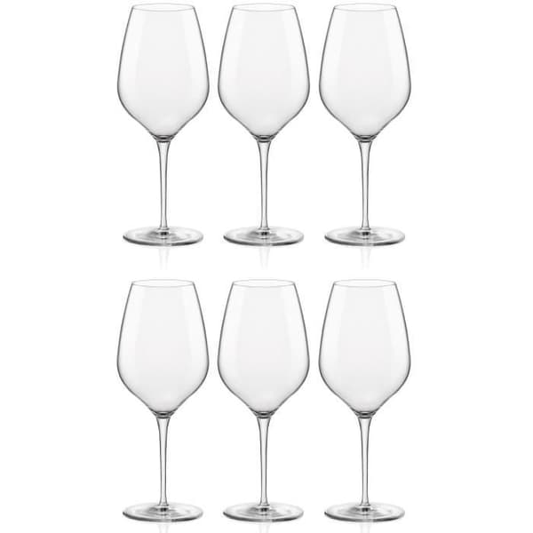 Bormioli Rocco - Extra stora vinglas - Presentförpackning med 6 glas - 650 ml (22,9 oz)