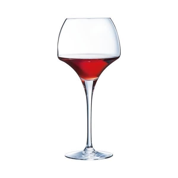 6 rödvinsglas 55cl Open Up - Chef&amp;Sommelier - Kristallin originaldesign 30% mer motståndskraftig