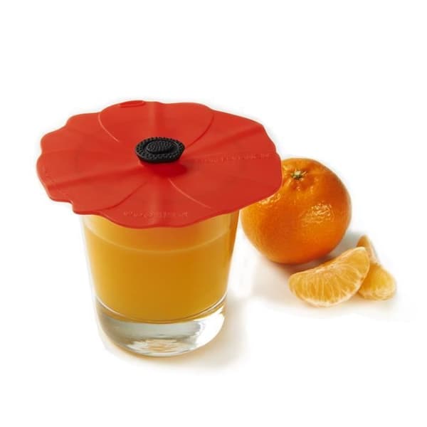 Glasskydd - CHARLES VIANCIN - Poppy® - Silikon - 2 delar - Tål maskindisk