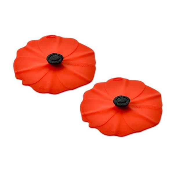 Glasskydd - CHARLES VIANCIN - Poppy® - Silikon - 2 delar - Tål maskindisk
