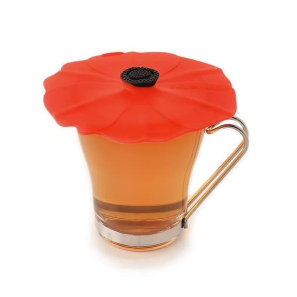 Glasskydd - CHARLES VIANCIN - Poppy® - Silikon - 2 delar - Tål maskindisk