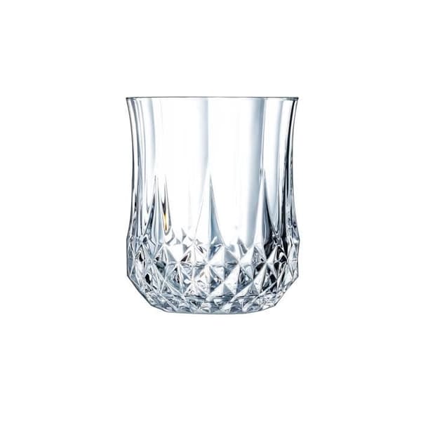 Vattenglas - Cristal d'Arques - Longchamp - 6 delar - Kwarx - Vintage design