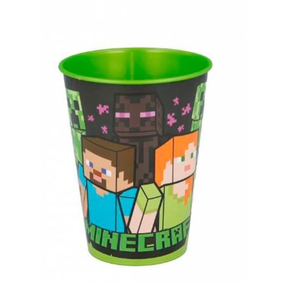 Tumbler - Minecraft - 280 ml - Grön - Barn - Melamin