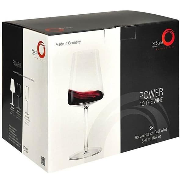Stolzle Lausitz Power Grand Bordeaux glasögon 520ml, set med 6