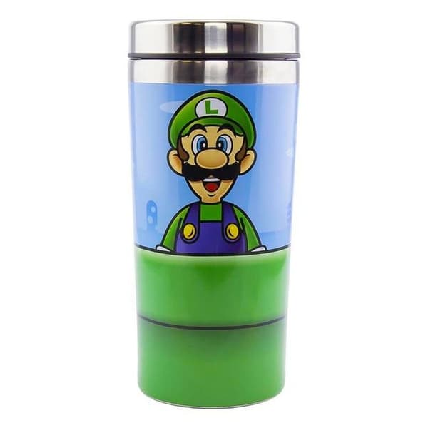Resekopp - PALADONE - Super Mario - Isolerad - Rostfritt stål - 450ml