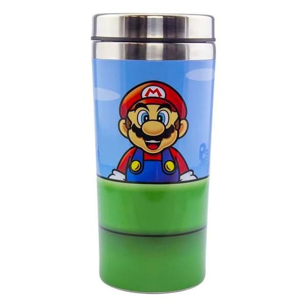 Resekopp - PALADONE - Super Mario - Isolerad - Rostfritt stål - 450ml