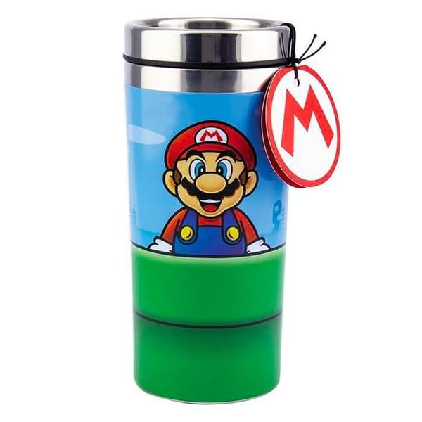 Resekopp - PALADONE - Super Mario - Isolerad - Rostfritt stål - 450ml