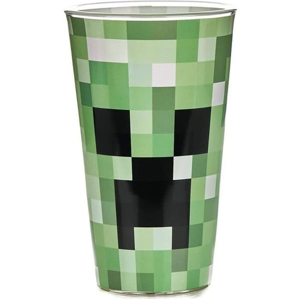 Verre - Paladone - PP6729MCF - Pixeliserad creeper - 450ml - Flerfärgad