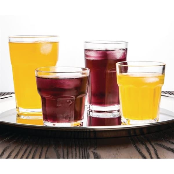 Tumlare - Olympia - Orléans - 200 ml - Box med 12 - Platt glas - Tål diskmaskin