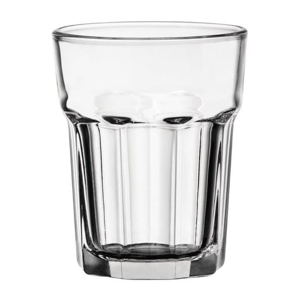 Tumlare - Olympia - Orléans - 200 ml - Box med 12 - Platt glas - Tål diskmaskin