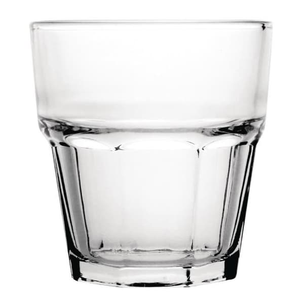 Tumlare - Olympia - Orléans - 200 ml - Box med 12 - Platt glas - Tål diskmaskin
