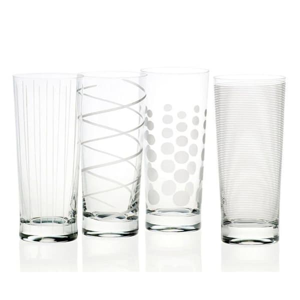 Kreativa toppar - 5159317 - Mikasa Cheers Crystal Highball Set med 4 Vattenglas Multikolor